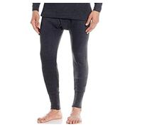 myAIMS Thermal Bottom Underwear Unisex Ultra-Soft Lightweight Long Set with Fleece Lined Base Quick-Dry Function Layer Winter Skiing Warm Dark Grey Bottom Only -XL