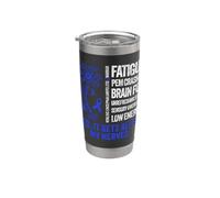 Myalgic Encephalomyelitis Warrior Stainless Steel Insulated Tumbler