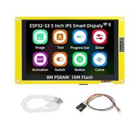 MYAMIA VIDOO ESP32-S3 IPS Smart Display 5 Inch Capacitive Screen LVGL ESP32 HMI 8M PSRAM 16M Flash WiFi Bluetooth 800 * 480 RGB LCD with Demo-Screen + Shell