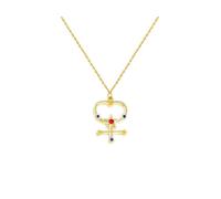 MYANAIL Nine Planets Pendant Necklace for Women Sailor Moon Guardian Star Clavicle Necklace for Women Astronomy Enthusiast Gift Anime Peripheral Jewelry, M, Crystal, Cubic Zirconia