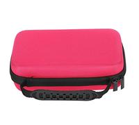 MYANEYPUO Stationery Bag Multifunction Portable Organizer, Large Capacity Pens Storage Case with Multiple Compartments, EVA Nylon Pencil Box for Artists Students Travelers Office Supplies (Rose Red)