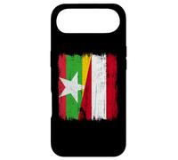 Myanmar Austria Half Flag Burmese Austrian Heritage Case for iPhone Air