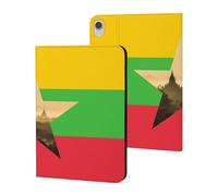 Myanmar Flag Burma Nature Case Compatible with iPad 10th (10.9in) 9th / 8th / 7th Generation (2021/2020/2019)
