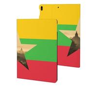 Myanmar Flag Burma Nature Case Compatible with iPad 10th (10.9in) 9th / 8th / 7th Generation (2021/2020/2019)