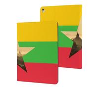 Myanmar Flag Burma Nature Case Compatible with iPad 10th (10.9in) 9th / 8th / 7th Generation (2021/2020/2019)