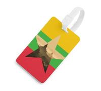 Myanmar Flag Burma Nature Luggage Tag for Suitcase Bag Identifiers Name Card Holder Travel Accessories