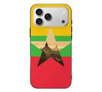 Myanmar Flag Burma Nature Phone Case Basic Cover | Compatible with iPhone 18 Pro Max with Lanyard Hole Drop Protection
