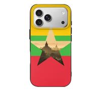 Myanmar Flag Burma Nature Phone Case Basic Cover | Compatible with iPhone 18 Pro with Lanyard Hole Drop Protection