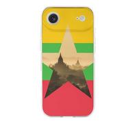 Myanmar Flag Burma Nature Phone Case Compatible with iPhone 17 Air Pro Max Shockproof TPU Protective Cover