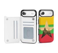 Myanmar Flag Burma Nature Wallet Phone Case Compatible with iPhone 17 Air Pro Max Flip Cover with Card Holder