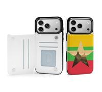 Myanmar Flag Burma Nature Wallet Phone Case Compatible with iPhone 17 Air Pro Max Flip Cover with Card Holder