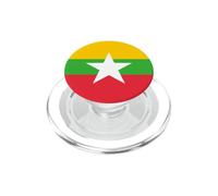 Myanmar Flag of Myanmar (Burma) PopSockets PopGrip for MagSafe