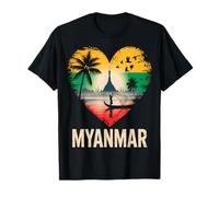 Myanmar Heart Love T-Shirt