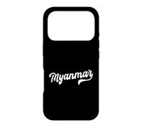 Myanmar Typeset Love Burmese Culture Case for iPhone 17 Pro