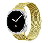 MYAPULUA Milanese Straps for Samsung Galaxy Watch 8 Strap 40mm 44mm/8 Classic 46mm Women Men,Stainless Steel Metal Mesh Loop Magnetic Band Replacement Wristbands for Samsung Watch 8 Strap 40 44 mm