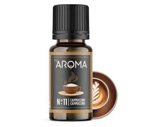myAROMA flavour drops - Cappuccino 10ml, flavour drops zuckerfrei, kalorienfrei & vegan, natürliches Lebensmittelaroma ohne künstliche Farbstoffe für Backen, Essen und Trinken, Nr. 11