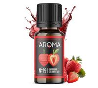 myAROMA flavour drops - Erdbeere 10ml, flavour drops zuckerfrei, kalorienfrei & vegan, natürliches Lebensmittelaroma ohne künstliche Farbstoffe für Backen, Essen und Trinken, Nr. 19