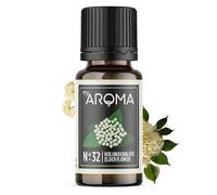 myAROMA flavour drops - Holunderblüte 10ml, flavour drops zuckerfrei, kalorienfrei & vegan, natürliches Lebensmittelaroma ohne künstliche Farbstoffe für Backen, Essen und Trinken, Nr. 32