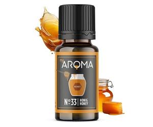 myAROMA flavour drops - Honig 10ml, flavour drops zuckerfrei, kalorienfrei & vegan, natürliches Lebensmittelaroma ohne künstliche Farbstoffe für Backen, Essen und Trinken, Nr. 33