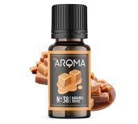 myAROMA flavour drops - Karamell 10ml, flavour drops zuckerfrei, kalorienfrei & vegan, natürliches Lebensmittelaroma ohne künstliche Farbstoffe für Backen, Essen und Trinken, Nr. 38