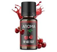 myAROMA flavour drops - Kirsche 10ml, flavour drops zuckerfrei, kalorienfrei & vegan, natürliches Lebensmittelaroma ohne künstliche Farbstoffe für Backen, Essen und Trinken, Nr. 40