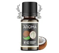 myAROMA flavour drops - Kokosnuss 10ml, flavour drops zuckerfrei, kalorienfrei & vegan, natürliches Lebensmittelaroma ohne künstliche Farbstoffe für Backen, Essen und Trinken, Nr. 42