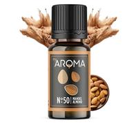 myAROMA flavour drops - Mandel 10ml, flavour drops zuckerfrei, kalorienfrei & vegan, natürliches Lebensmittelaroma ohne künstliche Farbstoffe für Backen, Essen und Trinken, Nr. 50