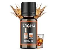 myAROMA flavour drops - Rum 10ml, flavour drops zuckerfrei, kalorienfrei & vegan, natürliches Lebensmittelaroma ohne künstliche Farbstoffe für Backen, Essen und Trinken, Nr. 66