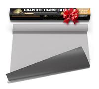 MyArtscape Graphite Transfer Paper Roll - 17" x 30ft Large Tracing Paper - Wax-Free Carbon Paper for Tracing on Canvas, Paper & Wood - Erasable Carbon Transfer Paper for Drawing & Sketching