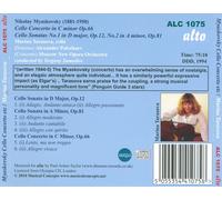 MYASKOVSKY: CELLO CONCERTO; CELLO SONATAS NEW CD