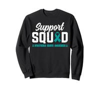 Myasthenia Gravis Awareness Teal Ribbon Support Squad MG Sweatshirt