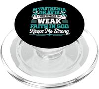 Myasthenia Gravis Warrior PopSockets PopGrip for MagSafe