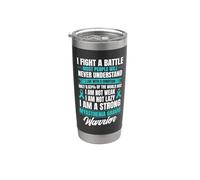 Myasthenia Gravis Warrior Stainless Steel Insulated Tumbler