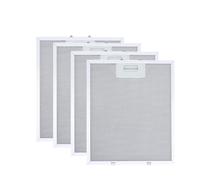 MYAYD 4 Pack Cooker Hood Filter 320 x 260 mm, 5-Layer Aluminum Mesh Extractor Hood Filter for Kitchen Replacement Net Extractor Vent, Universal Compatible with Whirlpool, Ikea, Jenn Air Range Hoods
