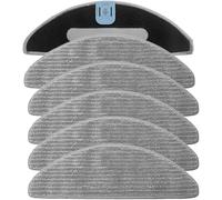 MYAYD 6-Pack Replacement Mop Pads Compatible with iRobot Roomba i8, i8+, i5, i5+, j5, and j5+ Robot Vacuum, Washable Reusable Wipes, Wiping Pad, Mopping Cleaning Cloths