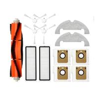 MYAYD Accessory Replacement for Dreame Bot D10 Plus/RLS3D/Z10 Pro/L10 Plus Vacuum Cleaner, 13-Piece Accessory Set Includes 1 Main Brush, 2 Filters, 4 Side Brushes, 4 Dust Bags, 2 Wipes