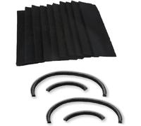 MYAYD Carbon Filters Compatible with Litter Robot 3, Replacement Carbon Filters & 1 Replacement Seal Strip Set, Thickened & Durable Charcoal Filters to Absorbing Odor, Pack of 10