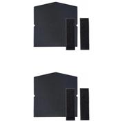 MYAYD Foam Filter Compatible with Miele 6057930/9688381, Foam Filter for Tumble Dryers Heat Pump Dryer and Condenser Dryer, Sponge Filter Foam Filter Sponge Black for Door Tumble Dryer (2)