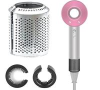 MYAYD Outer Filter Cover for Dyson Supersonic HD01 HD03 HD07 HD08 HD15 Hair Dryer Attachment, Detachable Hair Dryer Outer Strainer Filter Cage Replacement Parts, Silver