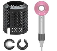 MYAYD Outer Filter Cover for Dyson Supersonic HD01 HD03 HD07 HD08 HD15 Hair Dryer Attachment, Detachable Hair Dryer Outer Strainer Filter Cage Replacement Parts - Black