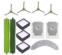 MYAYD Replacement Parts Kit Compatible with iRobot Roomba Combo 10 MAX, Combo j7, Combo j7+, Combo j9+Robot Vacuum Cleaner, 2 Main Brushes, 3 Filters, 4 Side Brushes, 2 Dust Bags, 1 Mop