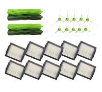 MYAYD Replacement Parts Kits for iRobot Roomba i7 i7+ i3 i3+ i4 i4+ i6 i6+ i8 i8+ j7 j7+ E5 E6 Vacuum Robot, 4 Rubber Brushes, 8 HEPA Filters, 10 Side Brushes, 10 Screws, Replacement Parts Accessory