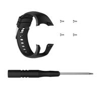 MYAYD Silicone Replacement Strap for Suunto Spartan Trainer Wrist HR Bracelet with 1 Screwdriver and 4 Screws