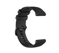 MYAYD Silicone Watch Strap Replacement, 20 mm Silicone Strap, Water-Repellent Watch Straps For Men and Women, Suitable for Garmin Venu, Vivomove, Move, Vivoactive, Forerunner, Approach S40, Black