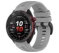 MYAYD Smartwatch Bracelet for Garmin Approach S70 47 mm, Silicone Replacement Wristbands Watch Straps Soft Silicone Watch Strap Sport Replacement Strap for Men