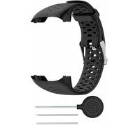 MYAYD Watch Strap Compatible with Polar M400 / M430, Sports Silicone Replacement Watch Strap, Replacement for Polar M400 / M430 Smartwatch for Men and Women (Black)