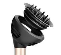 MYAYD Wave Curl Diffuser Attachment Compatible with Dyson Airwrap HS01 HS05, Upgraded Hair Diffuser Nozzle Dome and Diffuse Modes to Dryer Faster and Define Curls Hair