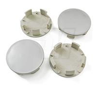 MYBA-S Hub Caps, 4 x Grey, 54.5 mm / 50 mm, Wheel Cover, ABS Plastic