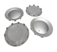 MYBA-S Hubcap, Wheel Cover - 4x, Grey ABS Plastic, 150mm Outer Diameter, 10.5mm Height