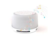 MyBaby by HoMedics Soundsleep Aura-Portable White Noise Machine, Young Kids and Baby Sleep Aid, 14 Natural Noise & 7 Calming Meditation Sound Options - Night Light with 7 Colour Options, Rechargeable